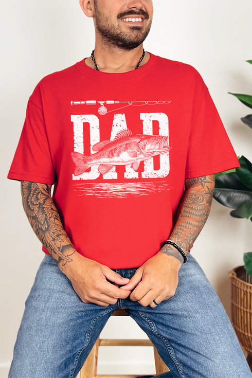 Reel Great Dad Comfort Colors Adult Ring-Spun Cotton Tee