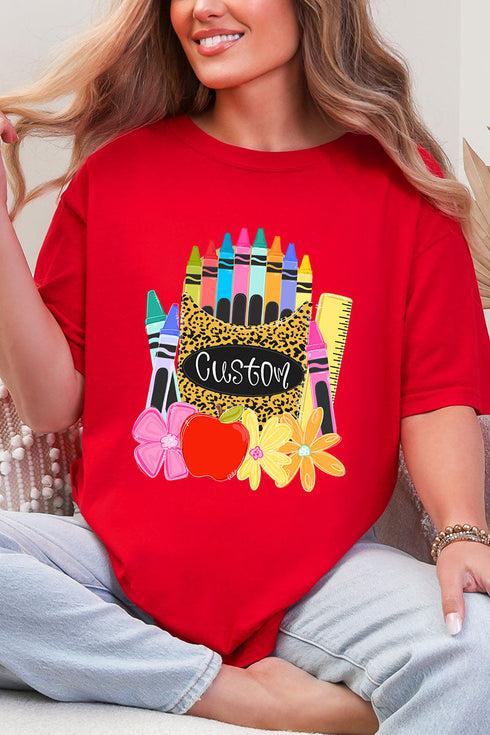 Personalized Teaching In Full Color Comfort Colors Adult Ring-Spun Cotton Tee *Enter Your Name