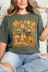 Personalized Small Town Fall Comfort Colors Adult Ring-Spun Cotton Tee *Enter Zip Code