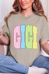 Color Me Loved Gigi Comfort Colors Adult Ring-Spun Cotton Tee