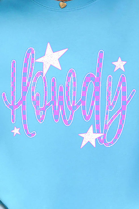 Electric Cowgirl Howdy Comfort Colors Adult Ring-Spun Cotton Tee
