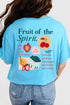 Got Fruit? Fruit Of The Spirit Front & Back Design Comfort Colors Adult Ring-Spun Cotton Tee