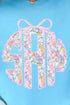 Garden Party Monogram Comfort Colors Adult Ring-Spun Cotton Tee