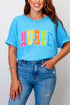 Personalized Neon Care Crew Comfort Colors Adult Ring-Spun Cotton Tee *Choose Title