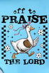 Off To Praise The Lord Comfort Colors Adult Ring-Spun Cotton Tee