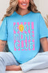 Striped Happy Cool Moms Club Comfort Colors Adult Ring-Spun Cotton Tee