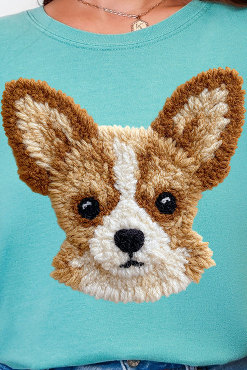 Faux Yarn Chihuahua Comfort Colors Adult Ring-Spun Cotton Tee