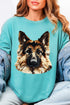 Faux Yarn German Shepherd Comfort Colors Adult Ring-Spun Cotton Tee