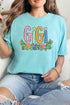 Spring Floral Gigi Comfort Colors Adult Ring-Spun Cotton Tee