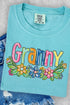 Spring Floral Granny Comfort Colors Adult Ring-Spun Cotton Tee