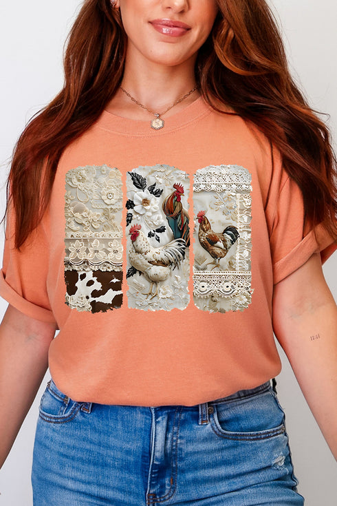 Chic 'n Lace Comfort Colors Adult Ring-Spun Cotton Tee