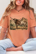 Desert Monarch Longhorn Comfort Colors Adult Ring-Spun Cotton Tee