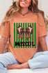 Personalized Green Varsity Bow Comfort Colors Adult Ring-Spun Cotton Tee *Enter Mascot Name