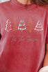 Tis The Season Christmas Trees Comfort Colors Adult Ring-Spun Cotton Tee