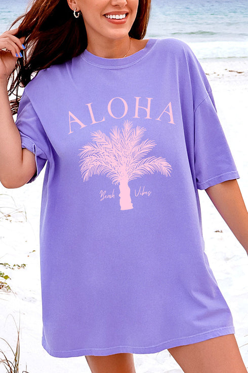 Aloha Vibes Comfort Colors Adult Ring-Spun Cotton Tee