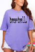 Distressed Baseball. Comfort Colors Adult Ring-Spun Cotton Tee
