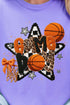 Faux Yarn Basketball Game Day Comfort Colors Adult Ring-Spun Cotton Tee