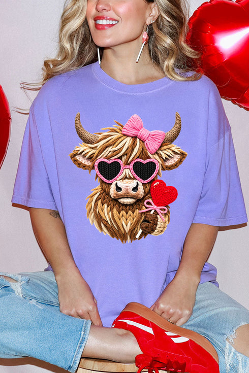 Faux Yarn Highland Romance Comfort Colors Adult Ring-Spun Cotton Tee