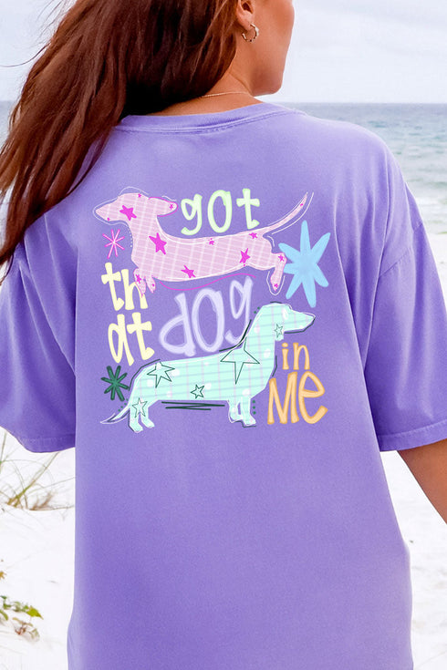 Got That Dog In Me Front & Back Comfort Colors Adult Ring-Spun Cotton Tee