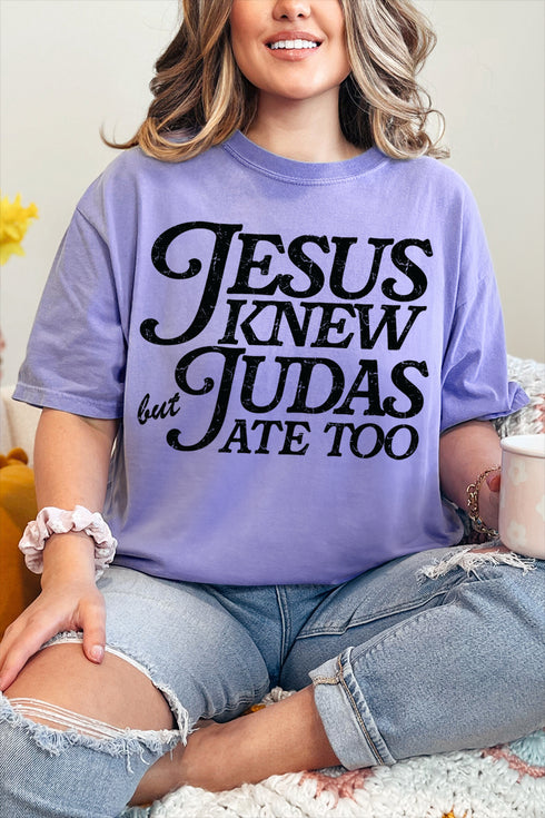 Jesus Knew Comfort Colors Adult Ring-Spun Cotton Tee