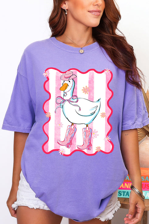 Saddle Up Silly Goose Comfort Colors Adult Ring-Spun Cotton Tee