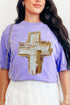 The Painted Gilded Cross Comfort Colors Adult Ring-Spun Cotton Tee
