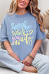 Worship While You Wait Comfort Colors Adult Ring-Spun Cotton Tee