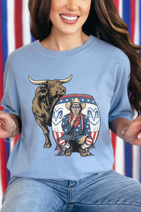 American Rodeo Clown Comfort Colors Adult Ring-Spun Cotton Tee