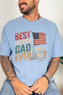 Best Truckin' Dad Ever Comfort Colors Adult Ring-Spun Cotton Tee