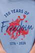 Cowboy 250 Years Of Freedom Comfort Colors Adult Ring-Spun Cotton Tee