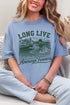 Long Live American Farmers Comfort Colors Adult Ring-Spun Cotton Tee