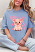 Oink Oink Shake Full Front & Back Design Comfort Colors Adult Ring-Spun Cotton Tee
