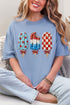 Painted Patriotic Popsicles Comfort Colors Adult Ring-Spun Cotton Tee