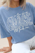 White Grace In Bloom Comfort Colors Adult Ring-Spun Cotton Tee