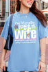Literally Just A Wife Comfort Colors Adult Ring-Spun Cotton Tee