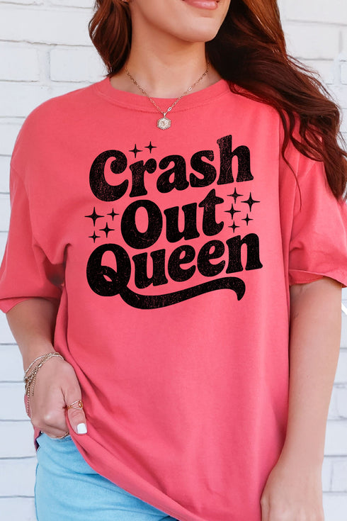 Crash Out Queen Comfort Colors Adult Ring-Spun Cotton Tee