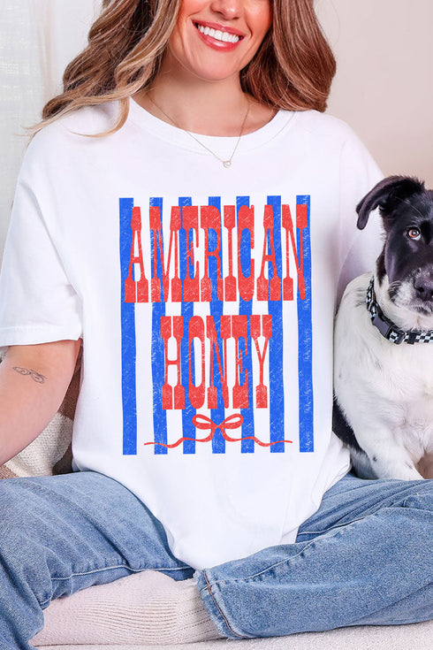 Red American Honey Energy Comfort Colors Adult Ring-Spun Cotton Tee