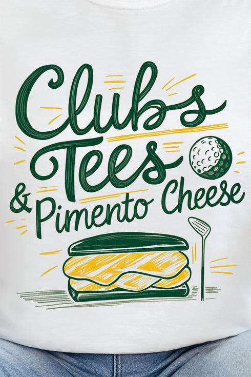 Clubs, Tees & Pimento Cheese Comfort Colors Adult Ring-Spun Cotton Tee