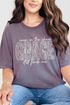 White Grace In Bloom Comfort Colors Adult Ring-Spun Cotton Tee