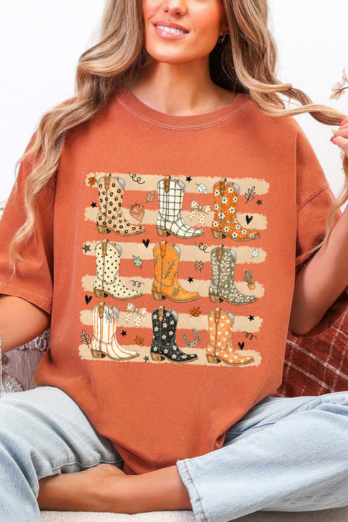 Kicking' Up Autumn Comfort Colors Adult Ring-Spun Cotton Tee