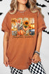 Pumpkin Season Collage Comfort Colors Adult Ring-Spun Cotton Tee