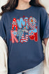 All Things America Doodle Comfort Colors Adult Ring-Spun Cotton Tee