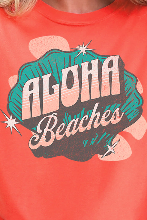 Aloha Beaches Comfort Colors Adult Ring-Spun Cotton Tee