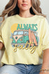Always Salty Van Life Comfort Colors Adult Ring-Spun Cotton Tee