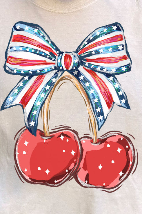 America Cherries Comfort Colors Adult Ring-Spun Cotton Tee