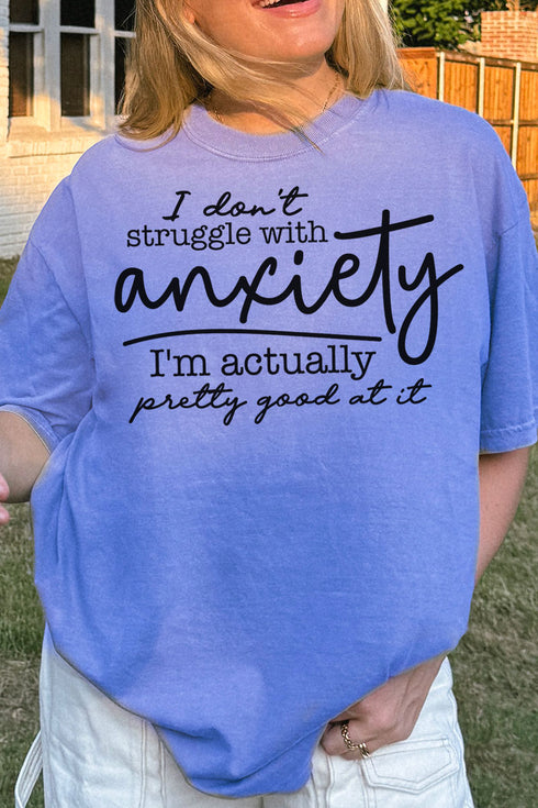 Anxiety Pro Comfort Colors Adult Ring-Spun Cotton Tee