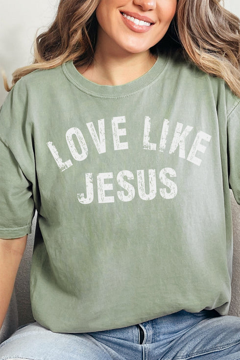 Arched Love Like Jesus Comfort Colors Adult Ring-Spun Cotton Tee