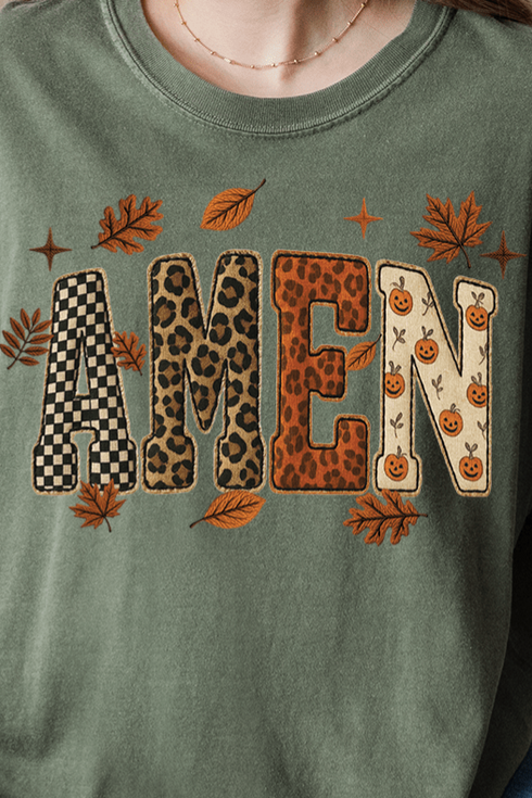 Autumn Amen Comfort Colors Adult Ring-Spun Cotton Tee