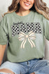 Baseball Checkered Mama Comfort Colors Adult Ring-Spun Cotton Tee