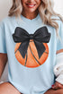 Basketball Game Girly Comfort Colors Adult Ring-Spun Cotton Tee